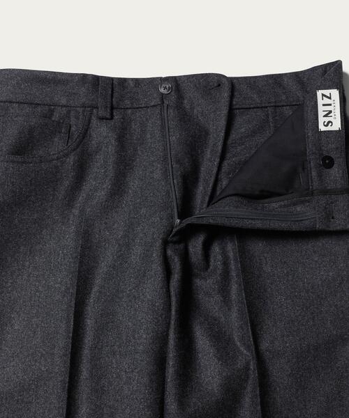 BERNARD ZINS(ベルナルドザンス)の「<BERNARD ZINS(ベルナール ザンス)> フランネル ウール 5ポケットパンツ†(その他パンツ・メンズ・ダークグレー・44/38/40/42)」の3枚目の写真