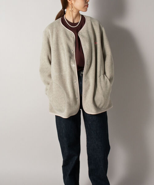 DANTON フリースカーディガン 40 DANTON/ダントン】フリースカーディガン #JD-8939（カーディガン