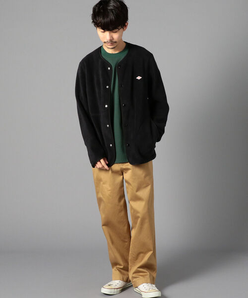 DANTON（ダントン）の「【DANTON/ダントン】フリースカーディガン #JD-8939（カーディガン/ボレロ・メンズ・ブラック/ブラウン/グレー/アイボリー・44/40/38/42）」の10枚目の写真