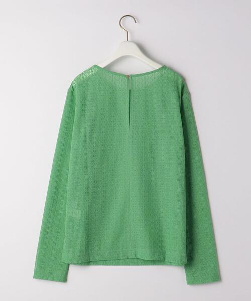 green label relaxing（グリーンレーベルリラクシング）の「キカ レース プルオーバー カットソー（Tシャツ/カットソー・レディース・ホワイト/ブラック/ケリー・FREE）」の13枚目の写真