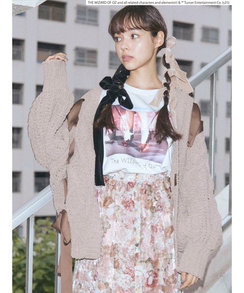 merry jenny（メリージェニー）の「THE WIZARD OF OZ long Tee（Tシャツ/カットソー・レディース・ブラック/オフホワイト/ラベンダー・FREE）」の12枚目の写真