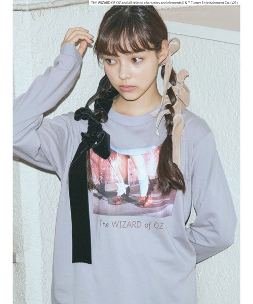 merry jenny（メリージェニー）の「THE WIZARD OF OZ long Tee（Tシャツ/カットソー・レディース・ブラック/オフホワイト/ラベンダー・FREE）」の5枚目の写真