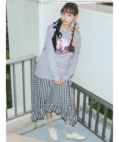 merry jenny（メリージェニー）の「THE WIZARD OF OZ long Tee（Tシャツ/カットソー・レディース・ブラック/オフホワイト/ラベンダー・FREE）」の13枚目の写真