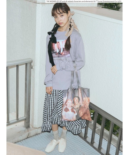 merry jenny（メリージェニー）の「THE WIZARD OF OZ long Tee（Tシャツ/カットソー・レディース・ブラック/オフホワイト/ラベンダー・FREE）」の22枚目の写真