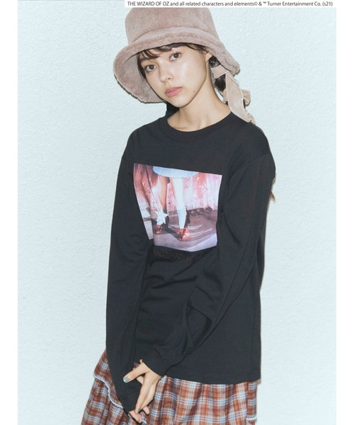 merry jenny（メリージェニー）の「THE WIZARD OF OZ long Tee（Tシャツ/カットソー・レディース・ブラック/オフホワイト/ラベンダー・FREE）」の14枚目の写真