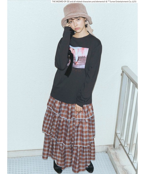 merry jenny（メリージェニー）の「THE WIZARD OF OZ long Tee（Tシャツ/カットソー・レディース・ブラック/オフホワイト/ラベンダー・FREE）」の15枚目の写真