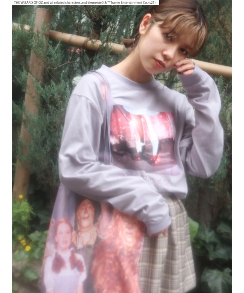 merry jenny（メリージェニー）の「THE WIZARD OF OZ long Tee（Tシャツ/カットソー・レディース・ブラック/オフホワイト/ラベンダー・FREE）」の9枚目の写真