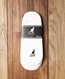 【78】【KANGOL】ソリッドカラーワンポイントソックス