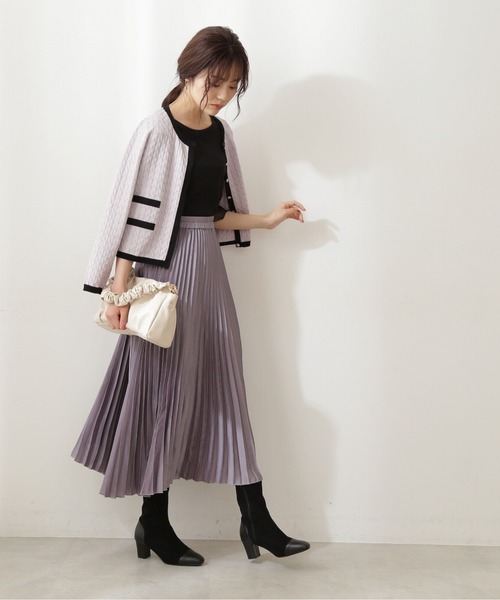 PROPORTION BODY DRESSING(プロポーションボディドレッシング)の「【美人百花10月号 掲載商品】サテンプリーツスカート / 1211220902(スカート・レディース・ブルー系その他/ベージュ/ブラウン・MEDIUM/SMALL)」の11枚目の写真