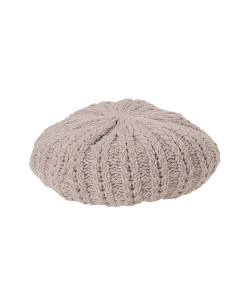 MERCURYDUO（マーキュリーデュオ）の「ニットベレー（ハンチング/ベレー帽・レディース・ブラック/ベージュ・FREE）」の8枚目の写真