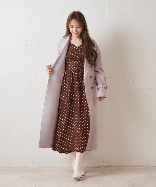 MIIA(ミーア)の「長袖パフスリーブマキシワンピース(ワンピース・レディース・ブラック/ピンク/ブラック系その他/ホワイト系その他2/ブラウン系その他2・FREE)」の16枚目の写真