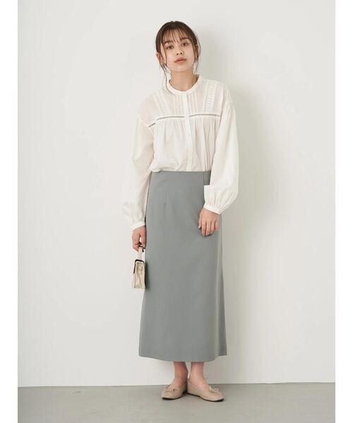 earth music&ecology（アースミュージックアンドエコロジー）の「ロマンティックねじりタックブラウス ＊（シャツ/ブラウス・レディース・ホワイト/ブラック/モカ・FREE）」の22枚目の写真