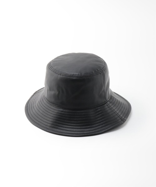 Casselini（キャセリーニ）の「【Casselini/キャセリーニ】バケットハット（ハット・レディース・ブラック/アイボリー・FREE）」の2枚目の写真