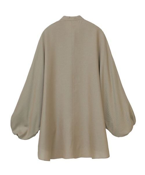 1er Arrondissement(プルミエアロンディスモン)の「ドライレーヨンギャザースリーブブラウス(シャツ/ブラウス・レディース・ブラック/ベージュ/オフホワイト・FREE)」の13枚目の写真