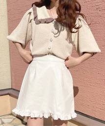 フェイクレザーフリル台形スカート【ZOZOTOWN限定アイテム】【8PO】