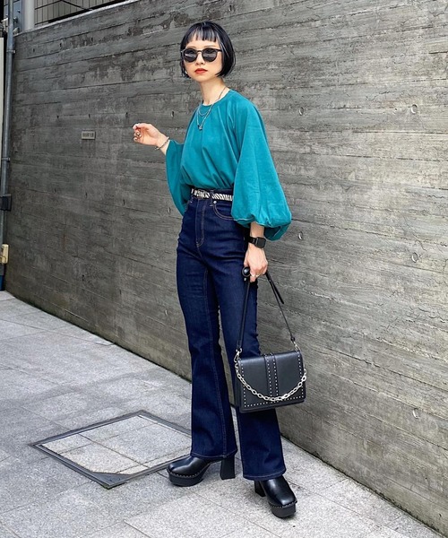 PAGEBOY（ページボーイ）の「ヘビーソールサイドゴアブーツ【Sサイズ　WEB限定】（ブーツ・レディース・ブラック/ブラウン/ホワイト系その他・MEDIUM/LARGE/SMALL）」の5枚目の写真