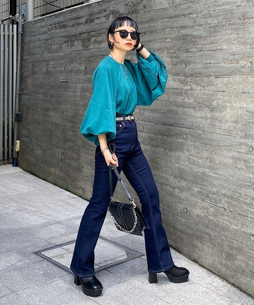 PAGEBOY（ページボーイ）の「ヘビーソールサイドゴアブーツ【Sサイズ　WEB限定】（ブーツ・レディース・ブラック/ブラウン/ホワイト系その他・MEDIUM/LARGE/SMALL）」の6枚目の写真