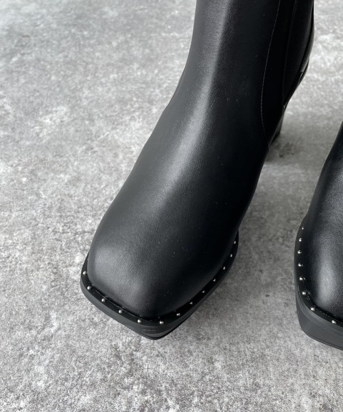 PAGEBOY（ページボーイ）の「ヘビーソールサイドゴアブーツ【Sサイズ　WEB限定】（ブーツ・レディース・ブラック/ブラウン/ホワイト系その他・MEDIUM/LARGE/SMALL）」の9枚目の写真