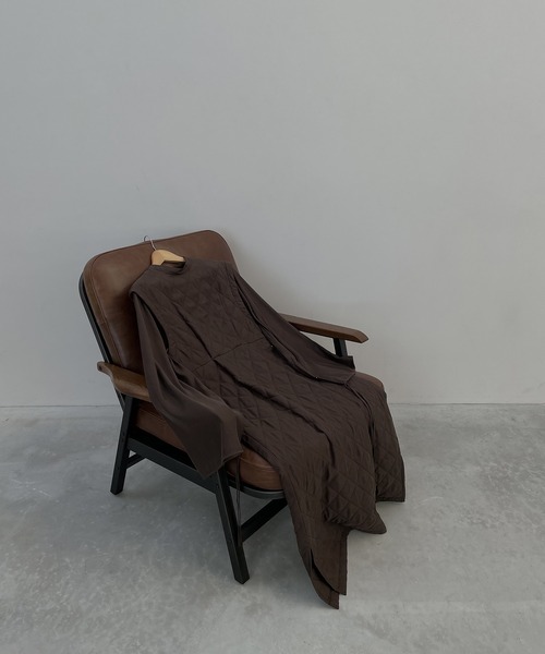 I_am（アイアム）の「vintage like quilting ops（ワンピース・レディース・ブラウン/オフホワイト・FREE）」の20枚目の写真