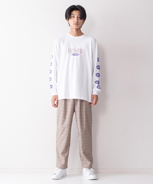 BEN DAVIS(ベンデイビス)の「【BEN DAVIS/ベンデイビス】袖プリント ロゴ ロンT / 長袖Tシャツ(Tシャツ/カットソー・メンズ・ホワイト系その他/ピンク/パープル/ホワイト/ブラック/オレンジ/グリーン/ブラック系その他・X-LARGE/LARGE/MEDIUM)」の16枚目の写真