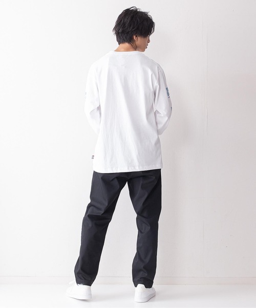 BEN DAVIS(ベンデイビス)の「【BEN DAVIS/ベンデイビス】袖プリント ロゴ ロンT / 長袖Tシャツ(Tシャツ/カットソー・メンズ・ホワイト系その他/ピンク/パープル/ホワイト/ブラック/オレンジ/グリーン/ブラック系その他・X-LARGE/LARGE/MEDIUM)」の11枚目の写真