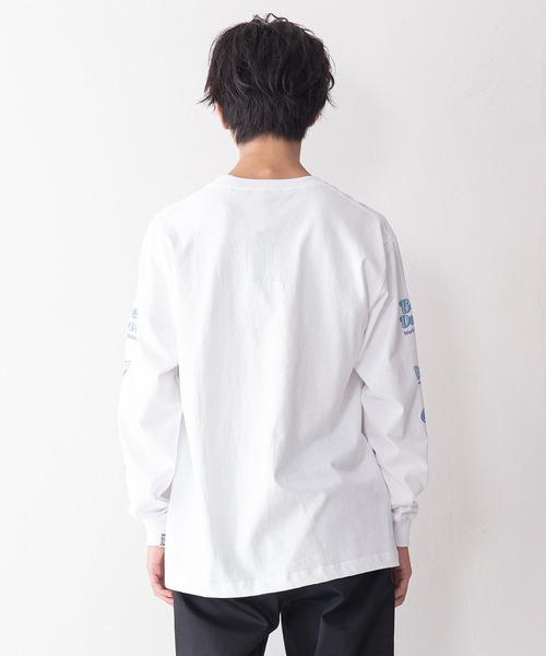 BEN DAVIS(ベンデイビス)の「【BEN DAVIS/ベンデイビス】袖プリント ロゴ ロンT / 長袖Tシャツ(Tシャツ/カットソー・メンズ・ホワイト系その他/ピンク/パープル/ホワイト/ブラック/オレンジ/グリーン/ブラック系その他・X-LARGE/LARGE/MEDIUM)」の15枚目の写真