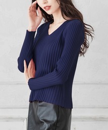 JULIA BOUTIQUE（ジュリアブティック）の「パーソナルカラー長袖ニットトップス/21570（ニット/セーター）」