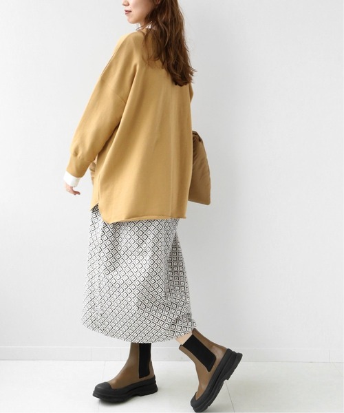 JOURNAL STANDARD relume（ジャーナルスタンダード　レリューム）の「《追加5》オーバーサイズ ロングスウェット◆（スウェット・レディース・ボルドー/チャコールグレー/アイボリー/ピンク/ベージュ・FREE）」の14枚目の写真