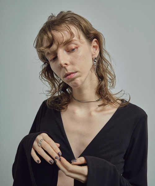and cloud(アンドクラウド)の「Gradation Pierce L / Single(ピアス(片耳用)・レディース・ゴールド系その他/シルバー/シルバー系その他/イエローゴールド・FREE)」の21枚目の写真