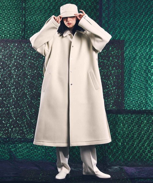 MAISON SPECIAL（メゾンスペシャル）の「《ユニセックスアイテム》スタプレツイルストレートパンツ 【MAISON SPECIAL/メゾンスペシャル】（スラックス・メンズ・ブラック/オフホワイト/グレイッシュベージュ/ブルー/ダークブラック・1/0/2）」の20枚目の写真