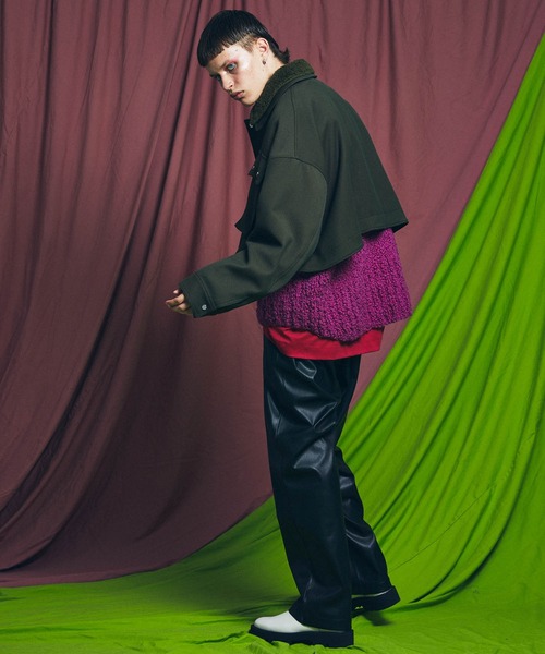 MAISON SPECIAL（メゾンスペシャル）の「《ユニセックスアイテム》スタプレツイルストレートパンツ 【MAISON SPECIAL/メゾンスペシャル】（スラックス・メンズ・ブラック/オフホワイト/グレイッシュベージュ/ブルー/ダークブラック・1/0/2）」の16枚目の写真