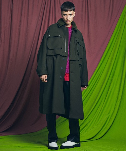 MAISON SPECIAL（メゾンスペシャル）の「《ユニセックスアイテム》スタプレツイルストレートパンツ 【MAISON SPECIAL/メゾンスペシャル】（スラックス・メンズ・ブラック/オフホワイト/グレイッシュベージュ/ブルー/ダークブラック・1/0/2）」の17枚目の写真