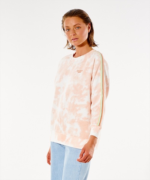 rip curl(リップカール)の「【RIPCURL / リップカール】TWIN FIN レディースタイダイスウェット / トレーナー(スウェット・レディース・ライトブルー/ピンク系その他・SMALL/MEDIUM/LARGE)」の11枚目の写真