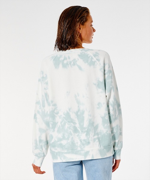 rip curl(リップカール)の「【RIPCURL / リップカール】TWIN FIN レディースタイダイスウェット / トレーナー(スウェット・レディース・ライトブルー/ピンク系その他・SMALL/MEDIUM/LARGE)」の3枚目の写真