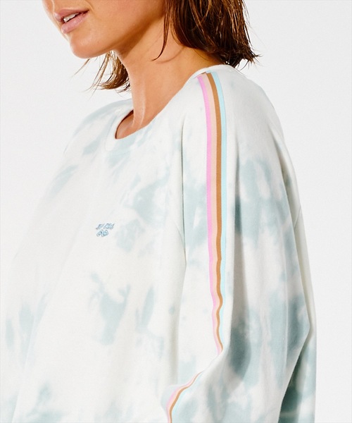 rip curl(リップカール)の「【RIPCURL / リップカール】TWIN FIN レディースタイダイスウェット / トレーナー(スウェット・レディース・ライトブルー/ピンク系その他・SMALL/MEDIUM/LARGE)」の12枚目の写真