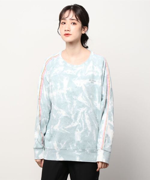 rip curl(リップカール)の「【RIPCURL / リップカール】TWIN FIN レディースタイダイスウェット / トレーナー(スウェット・レディース・ライトブルー/ピンク系その他・SMALL/MEDIUM/LARGE)」の4枚目の写真