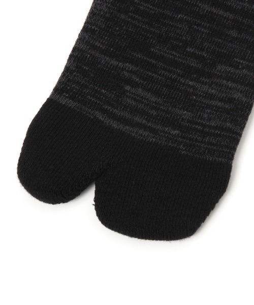 niko and...（ニコアンド）の「オリジナルライン足袋ソックス（ソックス/靴下・レディース・ブラック/オフホワイト・FREE）」の3枚目の写真