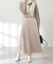 N.（N. Natural Beauty Basic） | 【S Size Line】◆サテンマーメイドスカート(スカート)