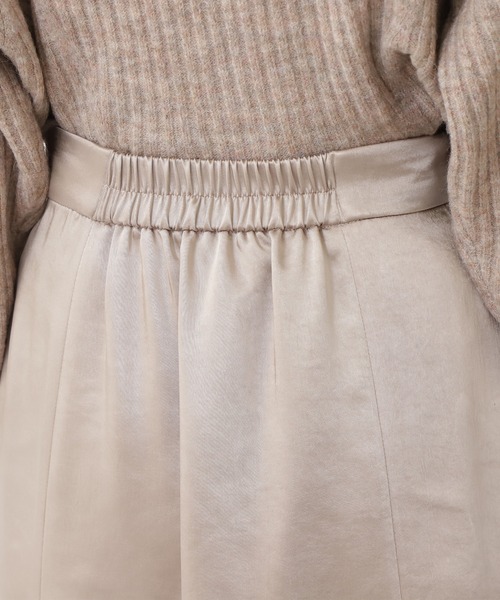 N.（N. Natural Beauty Basic）（エヌエヌナチュラルビューティーベーシック）の「【S Size Line】◆サテンマーメイドスカート（スカート・レディース・グレー/ベージュ/カーキ・SMALL/MEDIUM）」の10枚目の写真