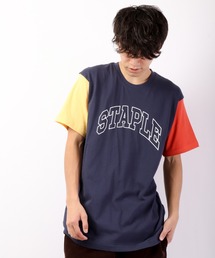 【STAPLE】トリコロールロゴ 半袖Tシャツ