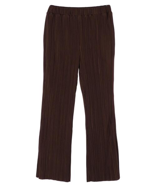 earth music&ecology（アースミュージックアンドエコロジー）の「すきな丈プリーツパンツ＊（その他パンツ・レディース・ブラック/ドット/ベージュ/グリーン/ブラウン/イエロー・FREE）」の10枚目の写真