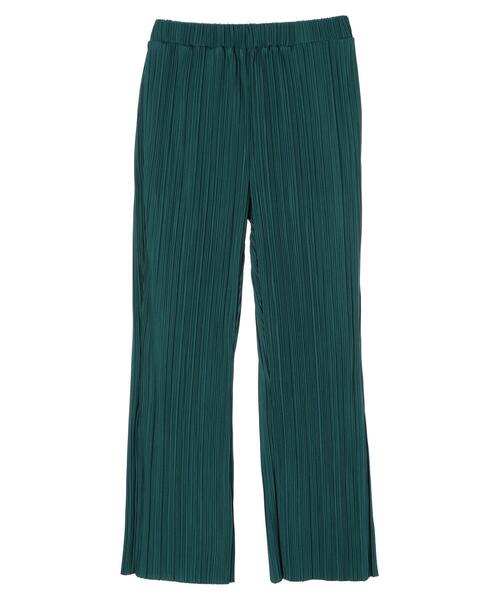 earth music&ecology（アースミュージックアンドエコロジー）の「すきな丈プリーツパンツ＊（その他パンツ・レディース・ブラック/ドット/ベージュ/グリーン/ブラウン/イエロー・FREE）」の8枚目の写真