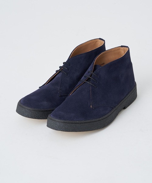 GEORGE COX(ジョージコックス)の「【GEORGE COX/ジョージコックス】#4845 MUDGUARD 3EYLET for CIAOPANIC(ブーツ・メンズ・ネイビー・27.5cm/25.5cm/26.5cm)」の1枚目の写真