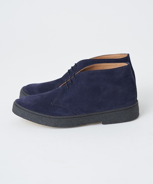 GEORGE COX(ジョージコックス)の「【GEORGE COX/ジョージコックス】#4845 MUDGUARD 3EYLET for CIAOPANIC(ブーツ・メンズ・ネイビー・27.5cm/25.5cm/26.5cm)」の4枚目の写真