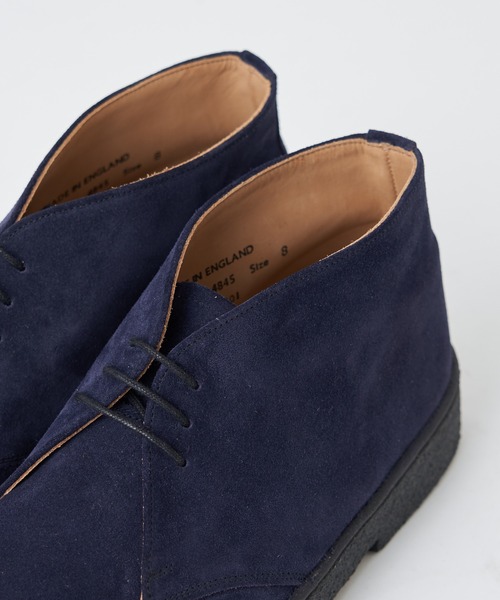 GEORGE COX(ジョージコックス)の「【GEORGE COX/ジョージコックス】#4845 MUDGUARD 3EYLET for CIAOPANIC(ブーツ・メンズ・ネイビー・27.5cm/25.5cm/26.5cm)」の8枚目の写真