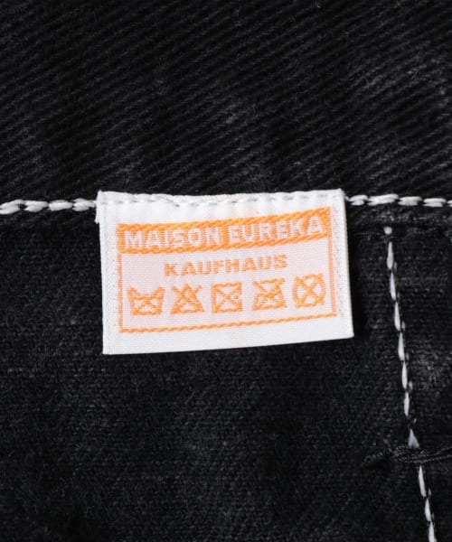 MAISON EUREKA(メゾンエウレカ)の「MAISON EUREKA VINTAGE REWORK BIGGYPANTS(デニムパンツ・レディース・ブラック/ブルー・SMALL/MEDIUM)」の17枚目の写真