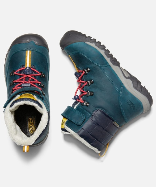 KEEN（キーン）の「GRETA BOOT WP / グレタ ブーツ ウォータープルーフ / キッズ ブーツ（ブーツ・キッズ・ブルー系その他・21cm/22cm/23.5cm/22.5cm/20cm）」の4枚目の写真