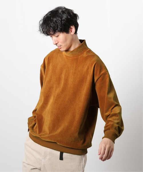 JOURNAL STANDARD（ジャーナルスタンダード）の「コールジャージーハイネックスウェット（スウェット・メンズ・ブラック/アイボリー/シャーベット/ベージュ・MEDIUM/LARGE）」の4枚目の写真