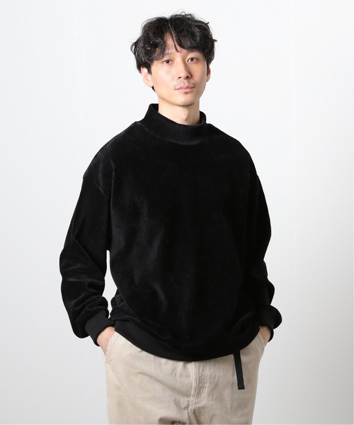 JOURNAL STANDARD（ジャーナルスタンダード）の「コールジャージーハイネックスウェット（スウェット・メンズ・ブラック/アイボリー/シャーベット/ベージュ・MEDIUM/LARGE）」の2枚目の写真