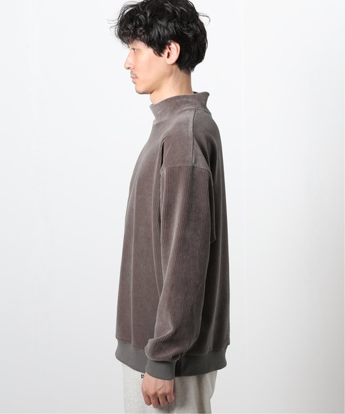 JOURNAL STANDARD（ジャーナルスタンダード）の「コールジャージーハイネックスウェット（スウェット・メンズ・ブラック/アイボリー/シャーベット/ベージュ・MEDIUM/LARGE）」の7枚目の写真